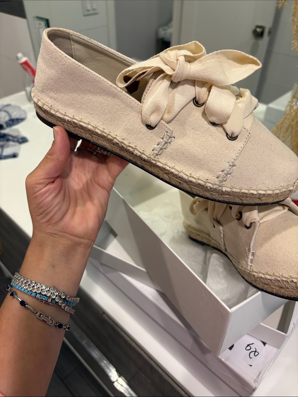 Zimmerman -Canvas Espadrille Lace-Up